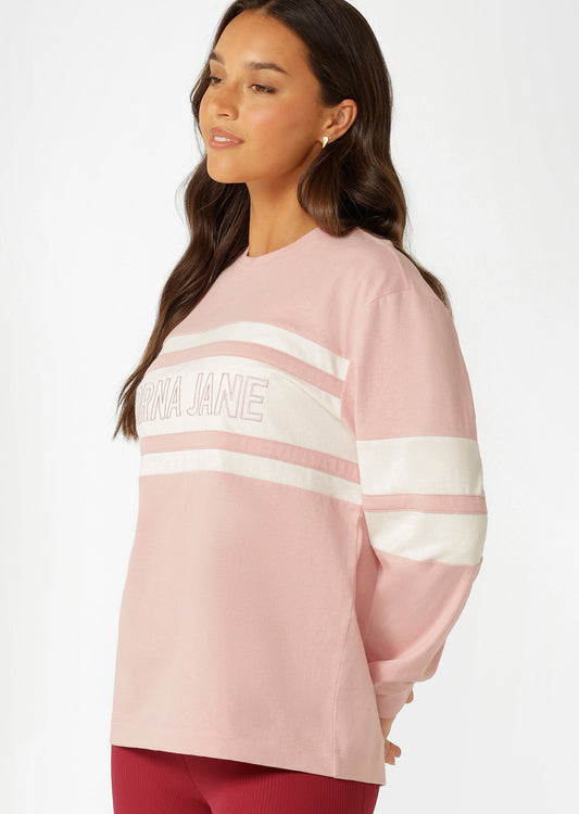 Lorna Jane Trackside Long Sleeve T-Shirt - Dusty Rose