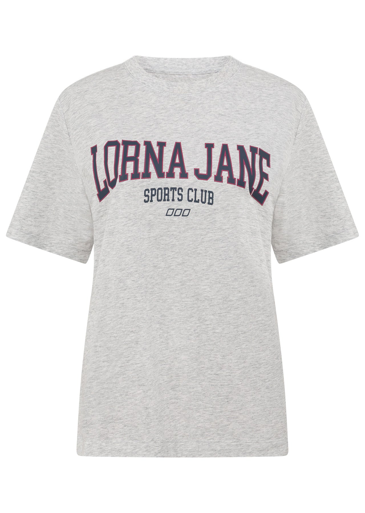 Lorna Jane Game Day Relaxed T-Shirt - Grey Marl