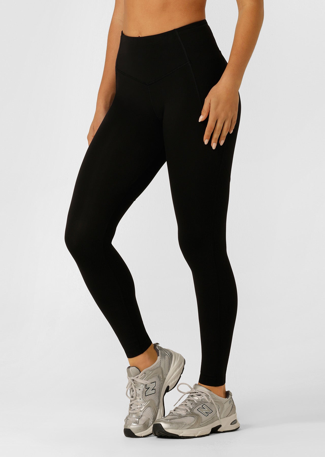 Lorna Jane Booty Lift And Support Pocket Full Length Leggings - Recycled Black