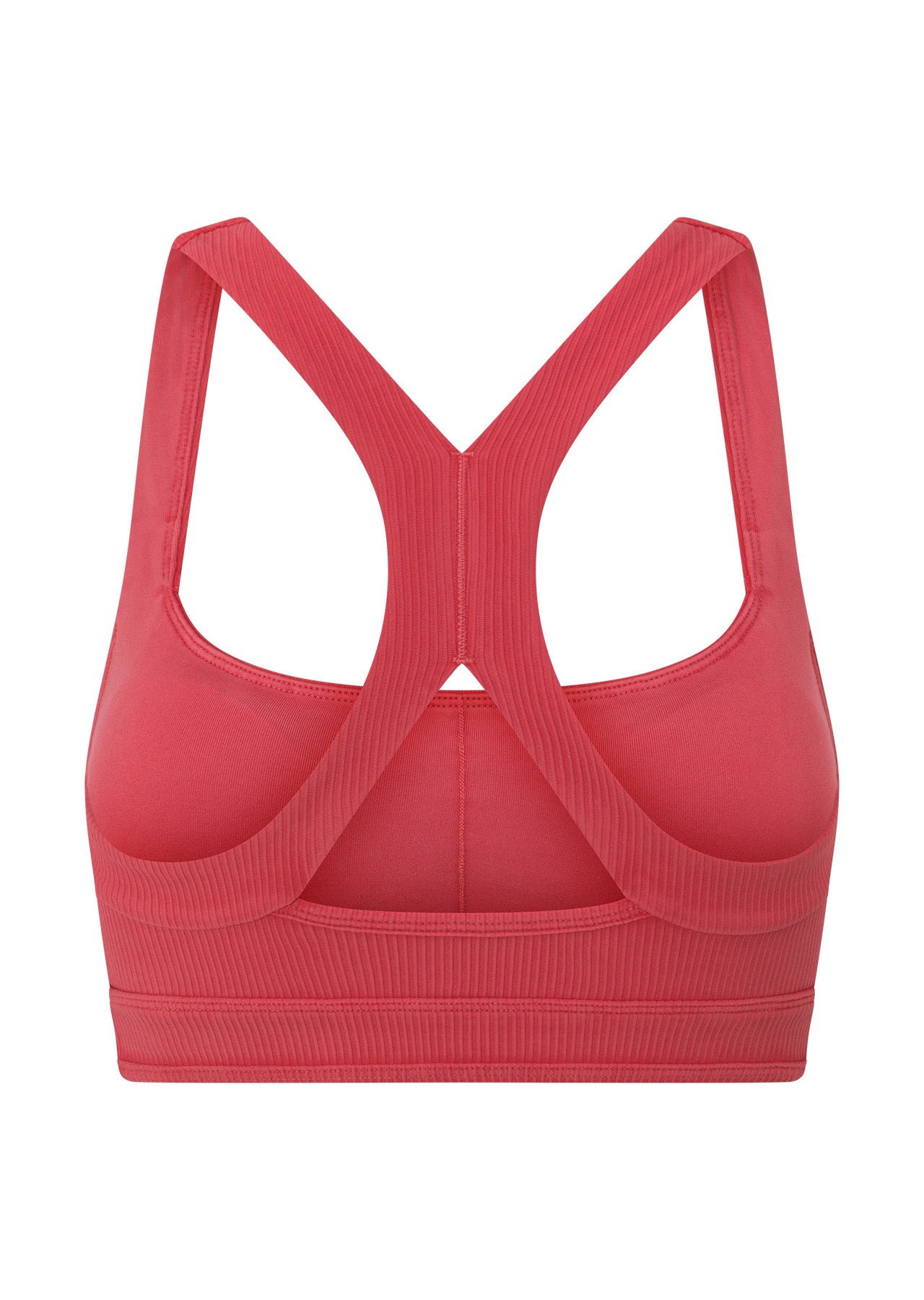 Lorna Jane Amplify Washed Rib Sports Bra - Washed Ginger