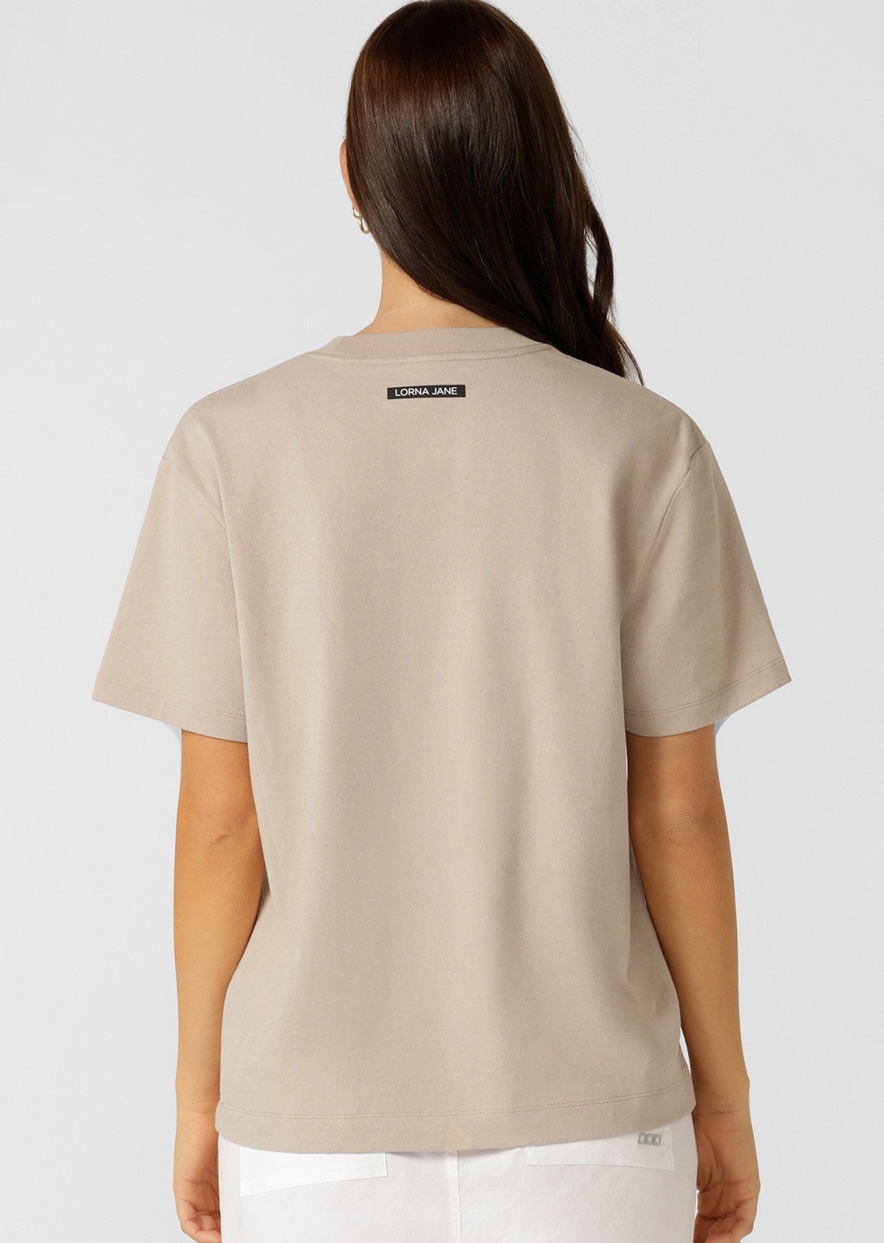 Lorna Jane LJ Basics T-Shirt - Latte