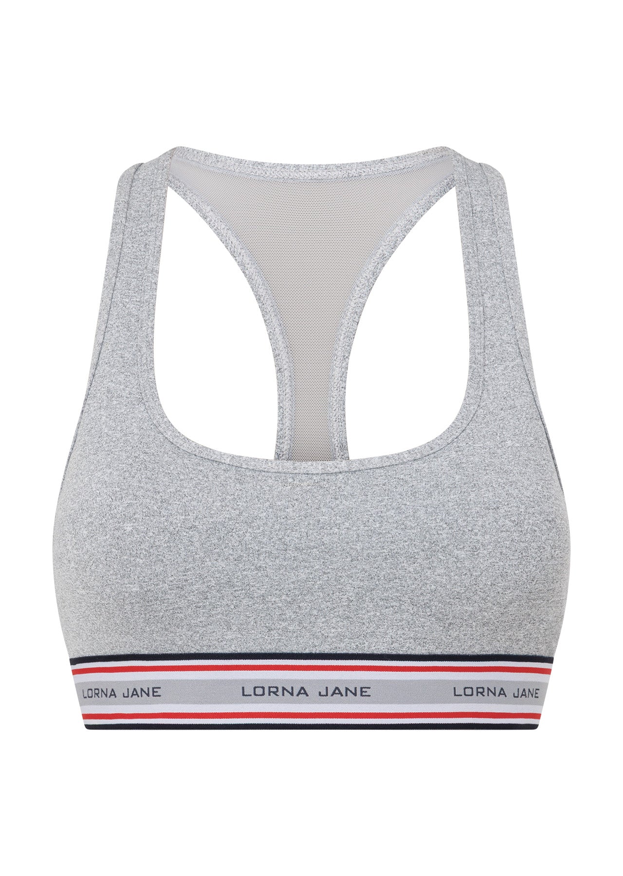 Lorna Jane Power Moves High Support Sports Bra - Grey Marl