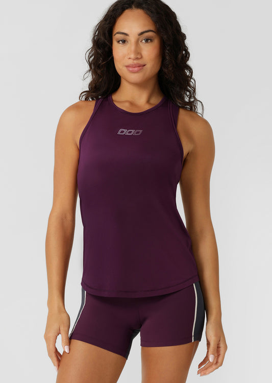 Lorna Jane Train Hard Active Tank - Dark Grape