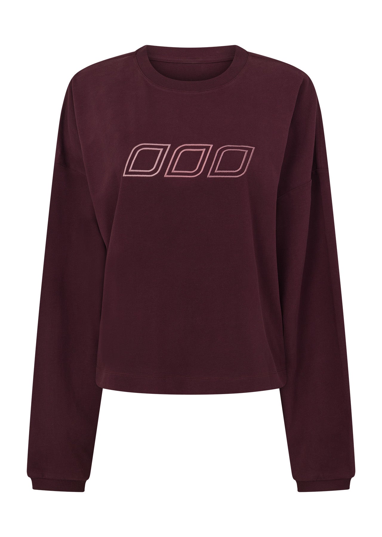 Lorna Jane Iconic Lightweight Sweat - Plum Red