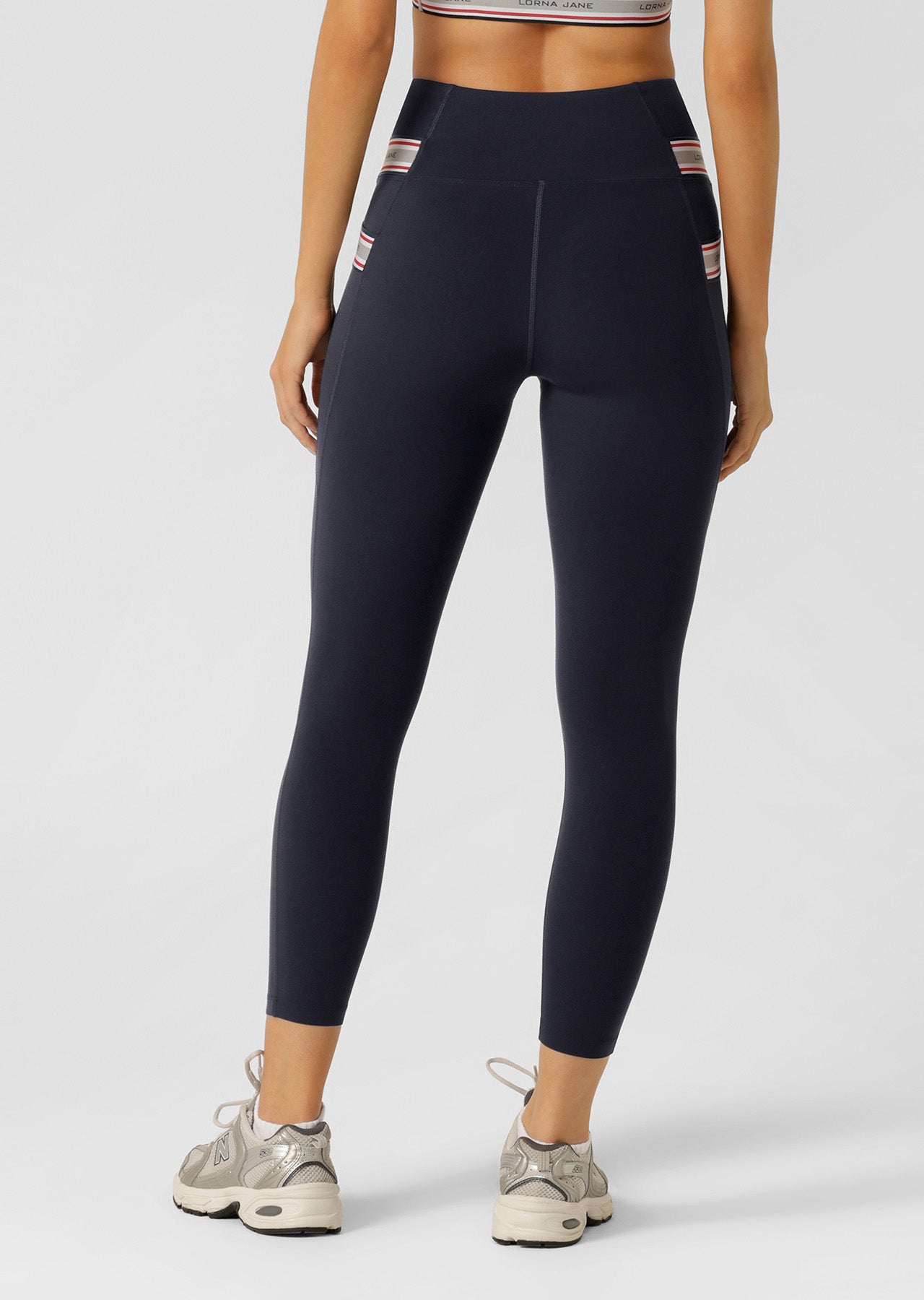 Lorna Jane Power Moves Ankle Biter Leggings - Midnight Blue
