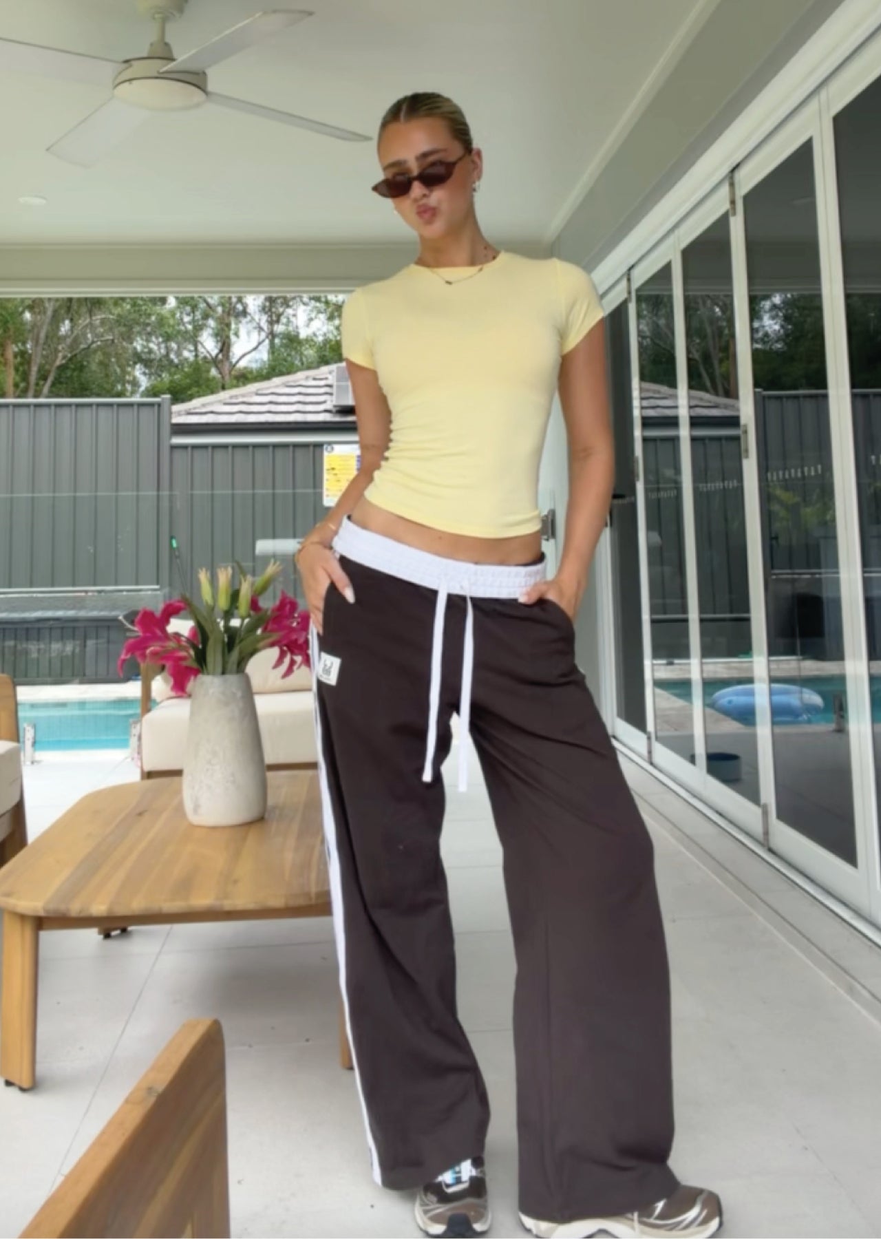 Lorna Jane Dance Pants - Volcano