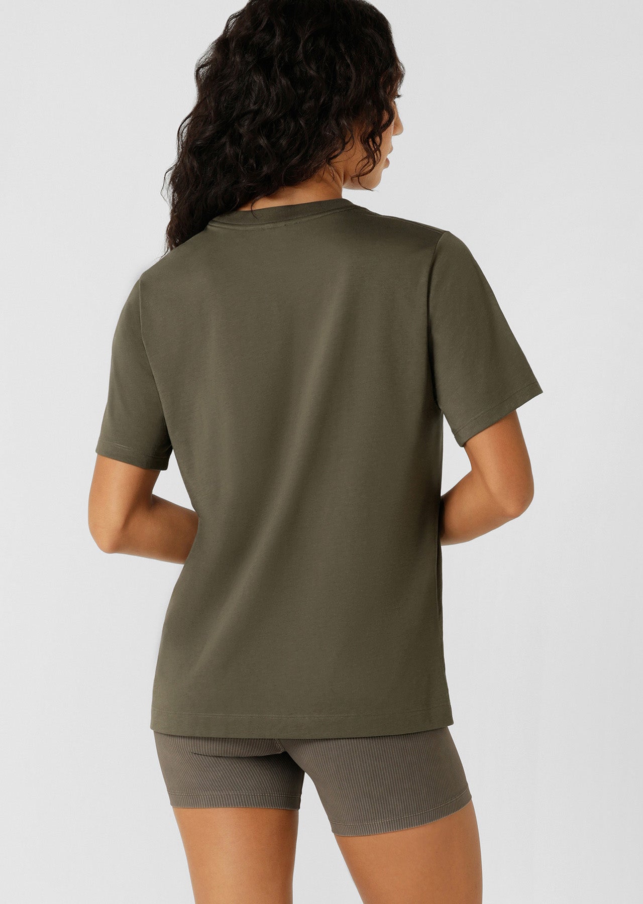 Lorna Jane Vital Relaxed T-shirt - Khaki Haze
