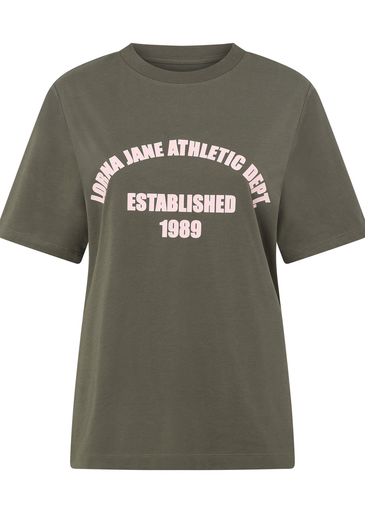 Lorna Jane Vital Relaxed T-shirt - Khaki Haze