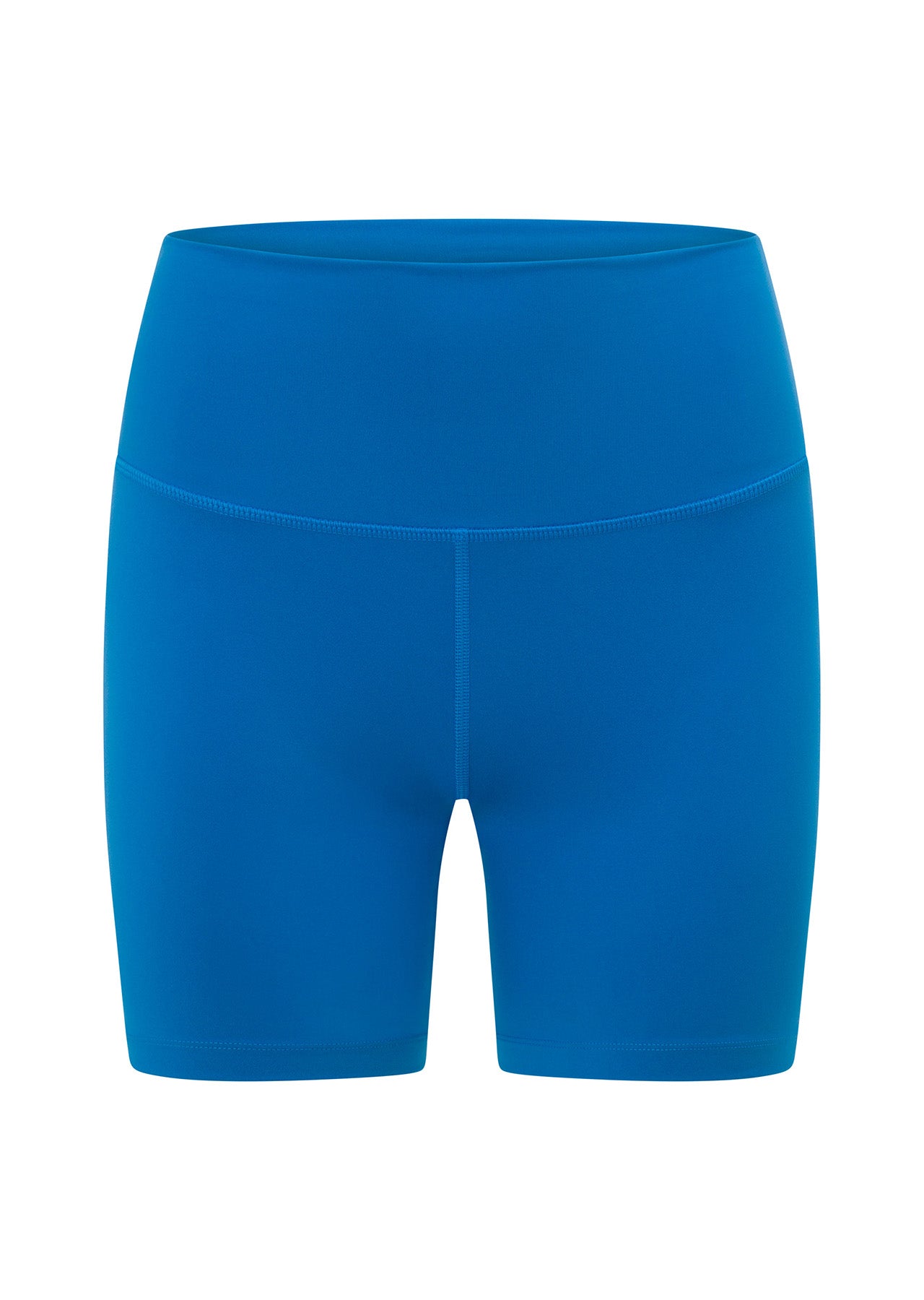 Lorna Jane Hi-Fold No Chafe Lotus Bike Shorts - Cornflower