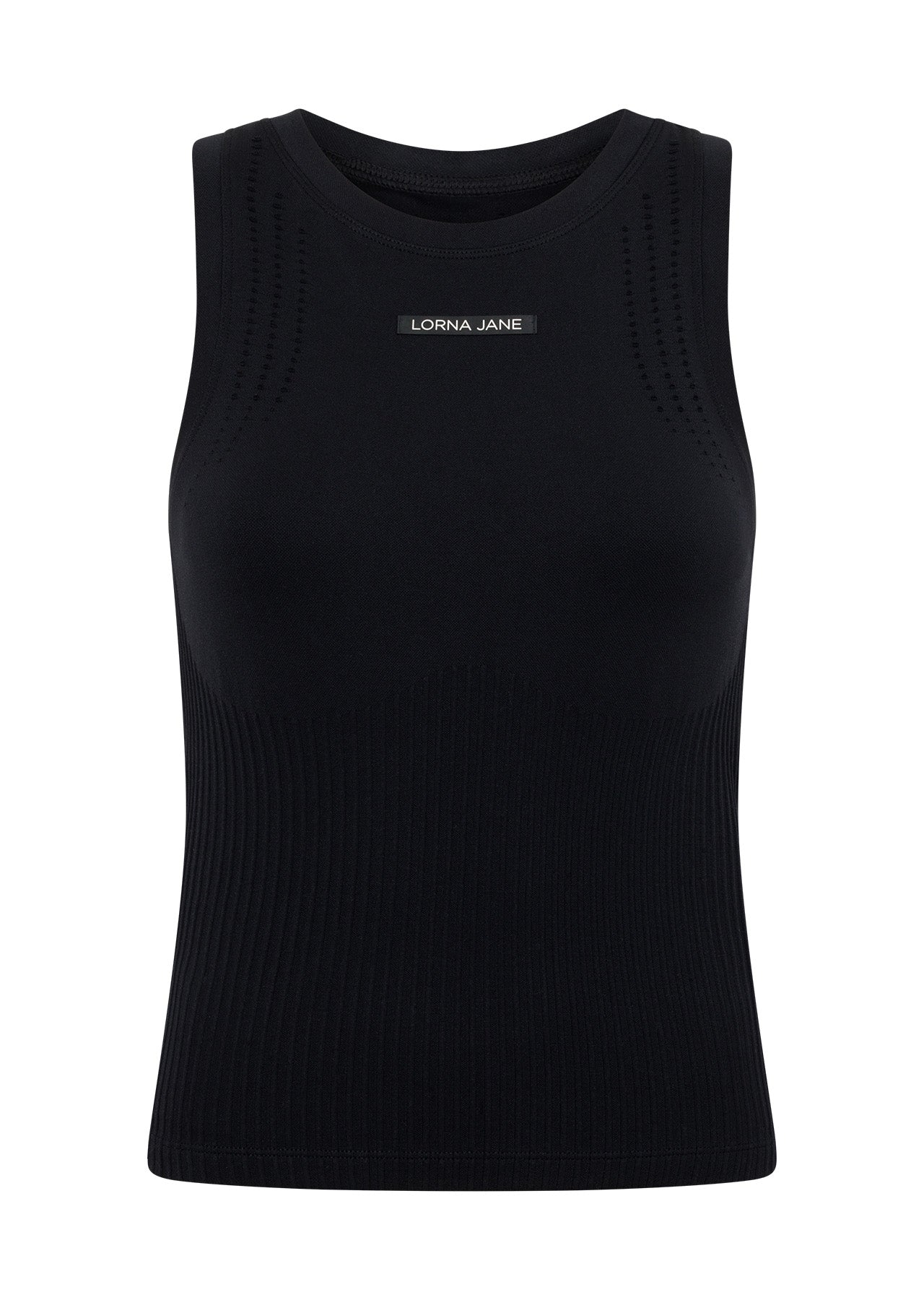 Lorna Jane Aerodynamic Seamless Tank - Black