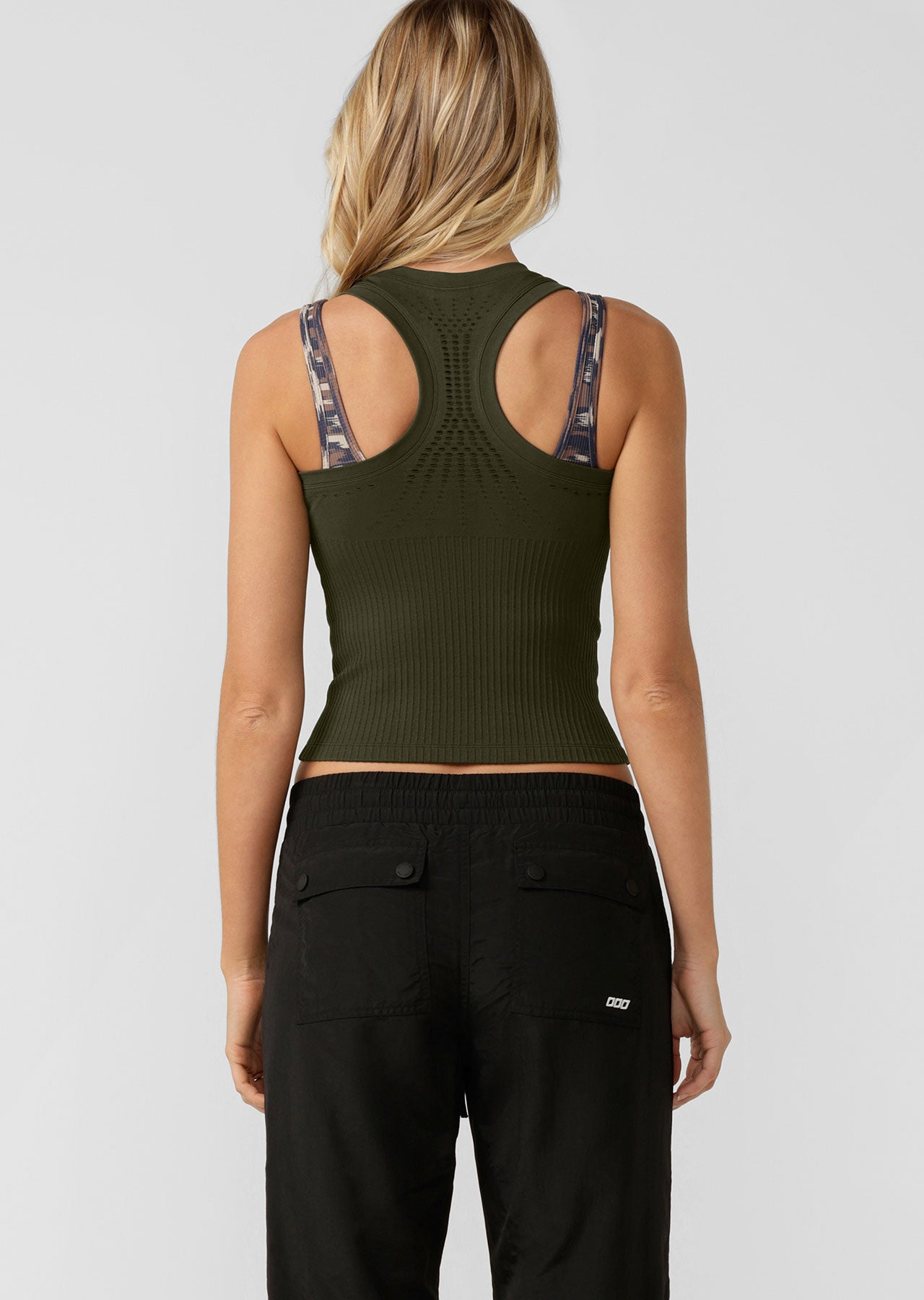 Lorna Jane Aerodynamic Seamless Tank - Luxury Green