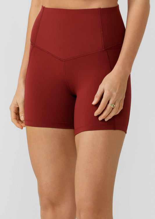 Lorna Jane The Perfect 16cm Bike Shorts - Sepia