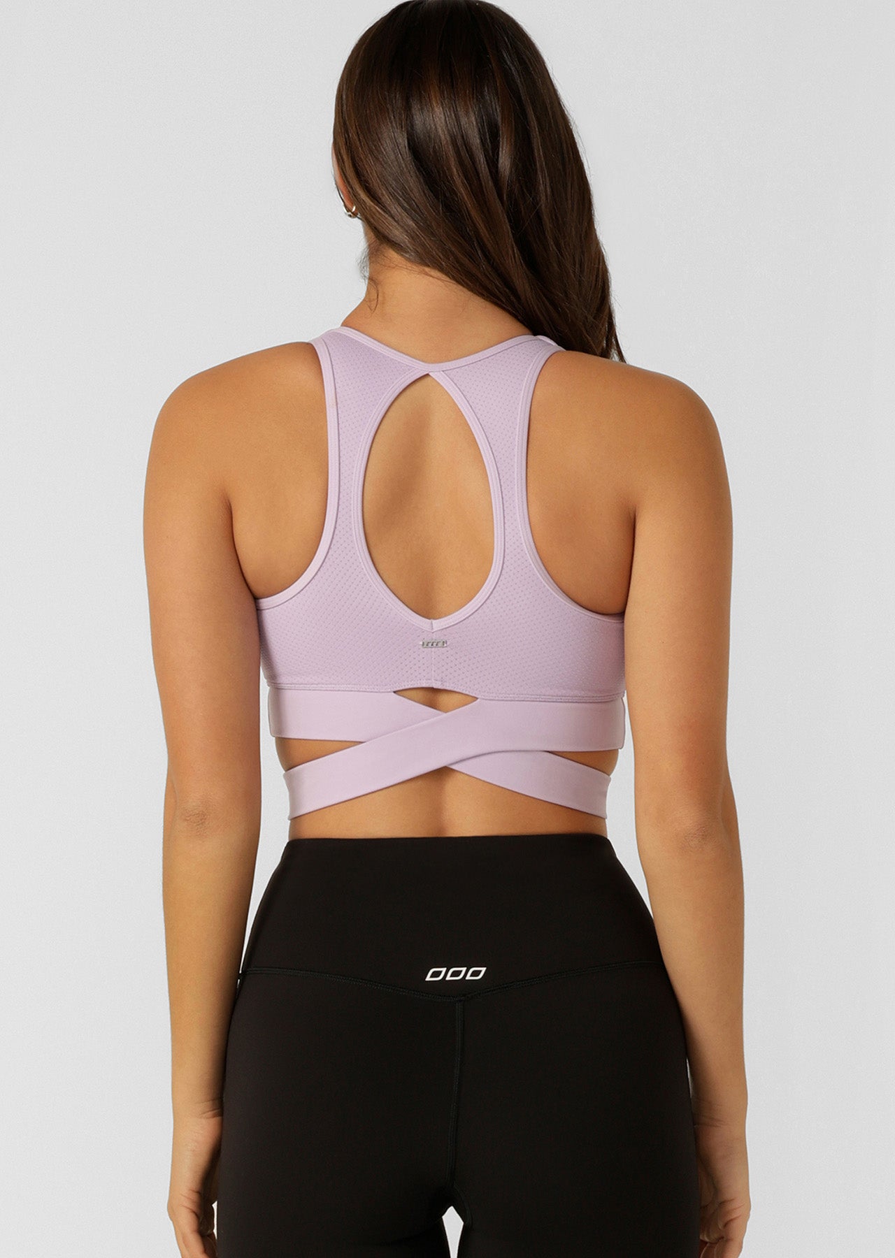 Lorna Jane Get Fit Sports Bra - Light Lavender