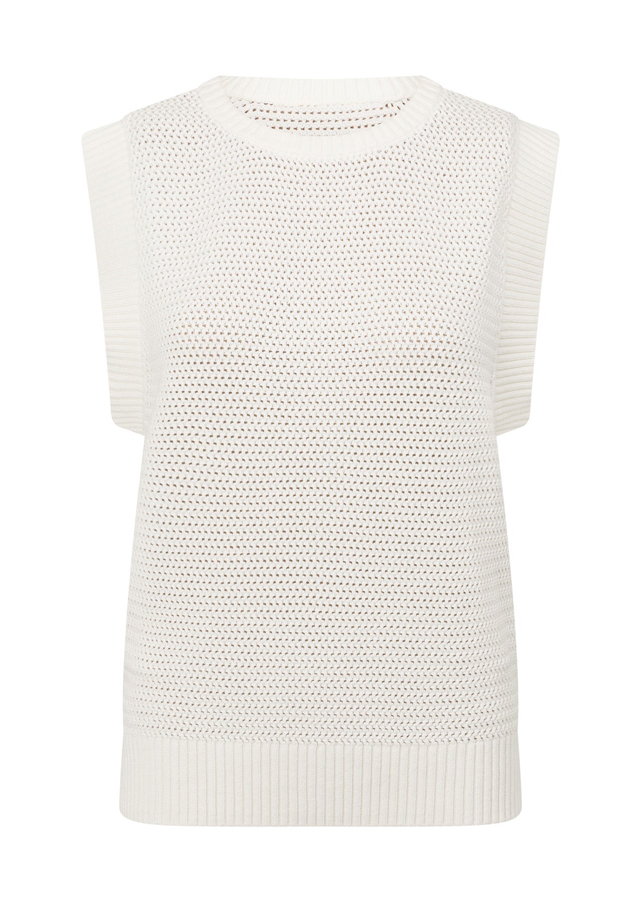 Lorna Jane Best Dressed Sleeveless Knit - Cream