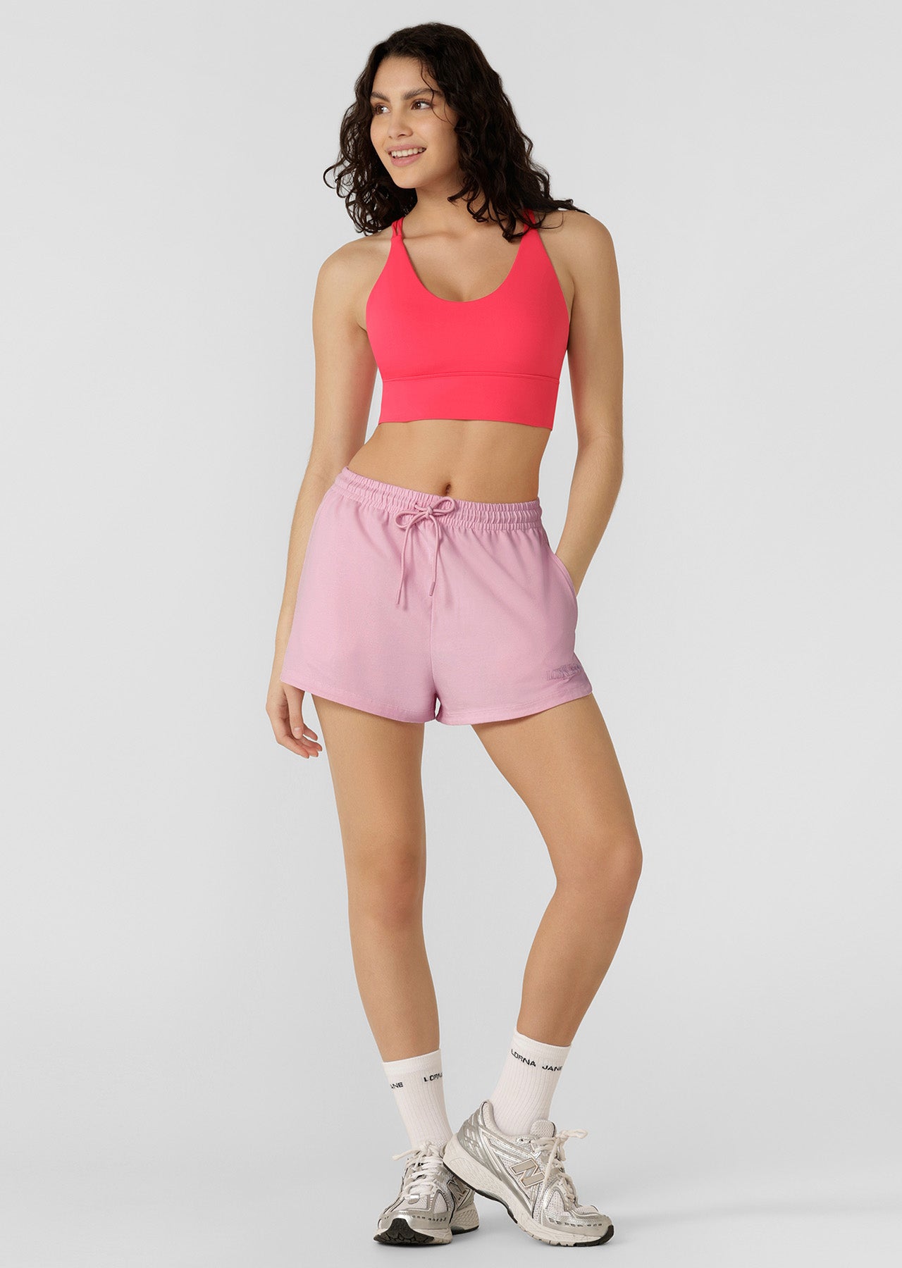 Lorna Jane Active Living Weekender Shorts - Sweet Pink