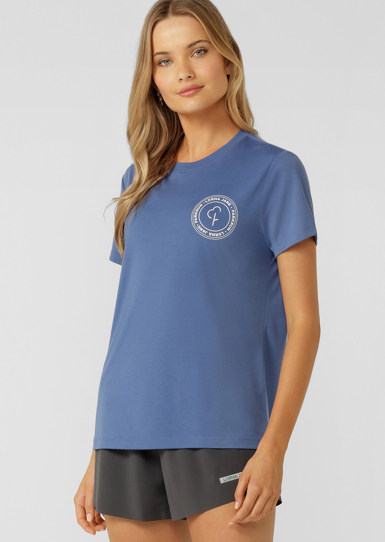 Lorna Jane parkrun T-Shirt - Moonlight Blue