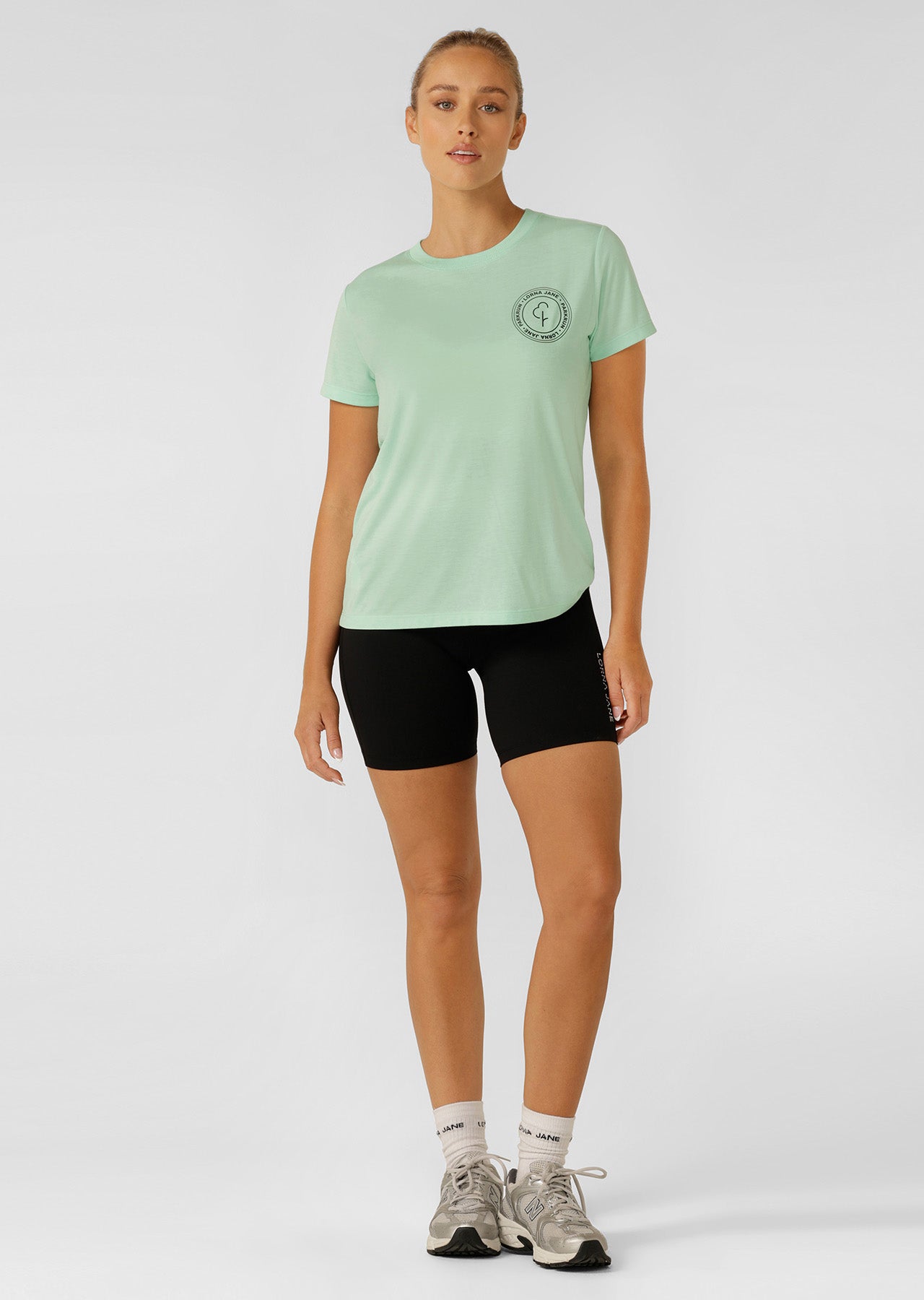 Lorna Jane parkrun T-Shirt - Mint Cream