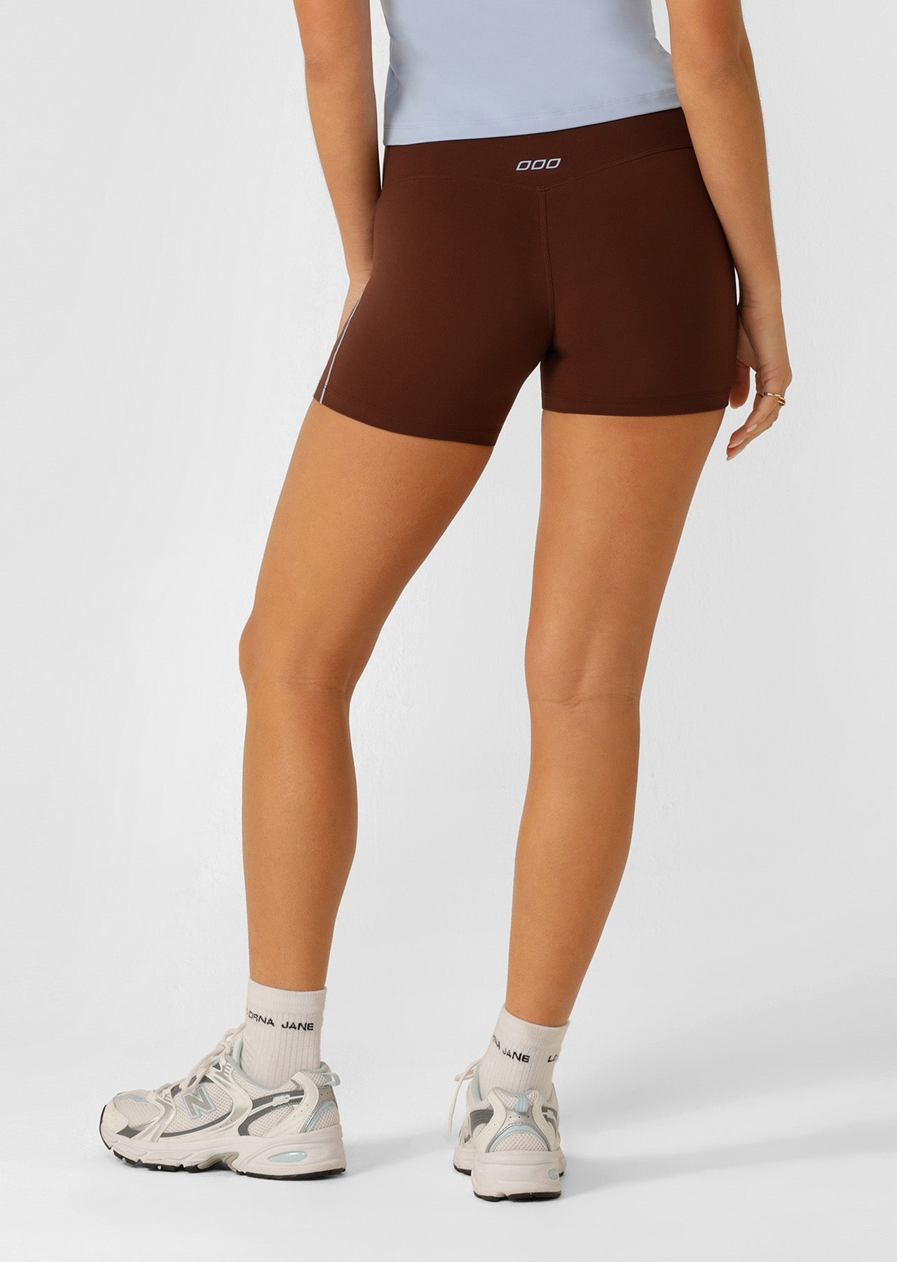 Lorna Jane Playback 12cm Bike Shorts - Truffle