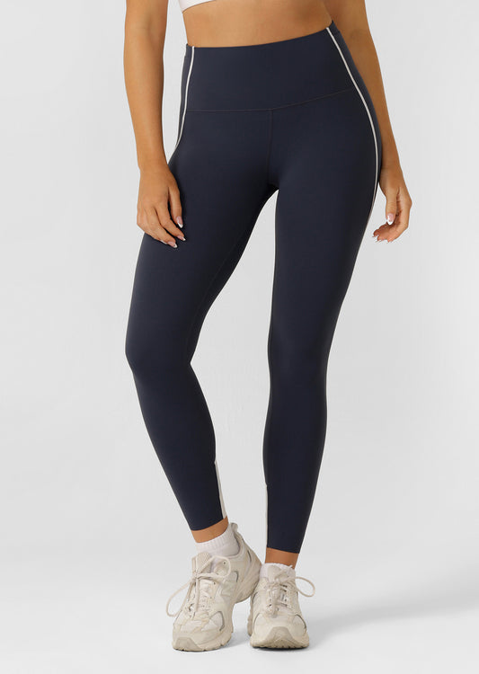 Lorna Jane Advantage Ankle Biter Leggings - Platinum Navy