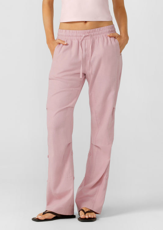 Lorna Jane Linen Flashdance Pants - Dusty Rose