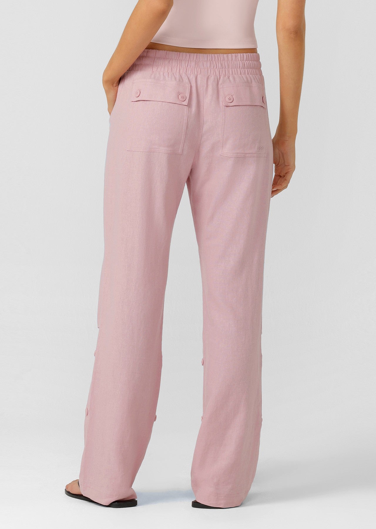 Lorna Jane Linen Flashdance Pants - Dusty Rose
