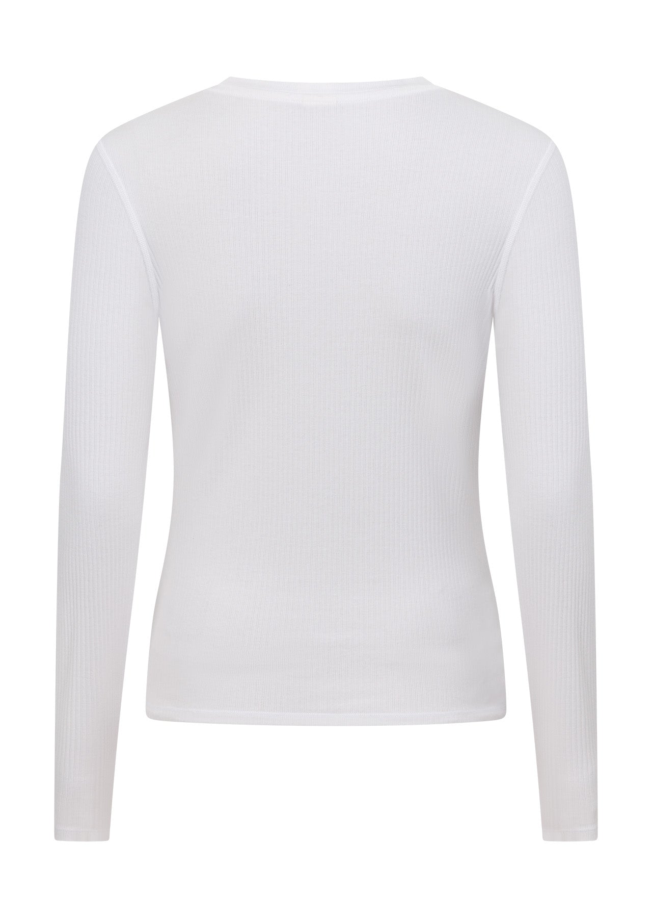 Lorna Jane Whisper Long Sleeve Rib Top - White
