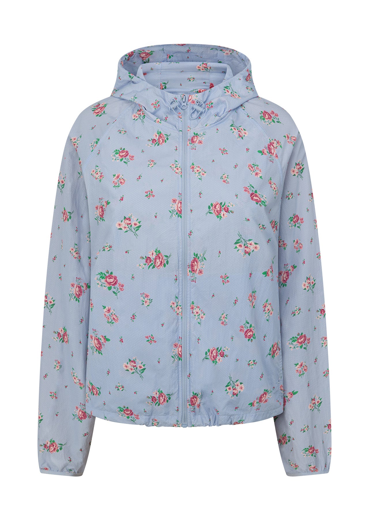Lorna Jane Blueberry Rose Outdoor Rec Jacket - Blueberry Rose Print