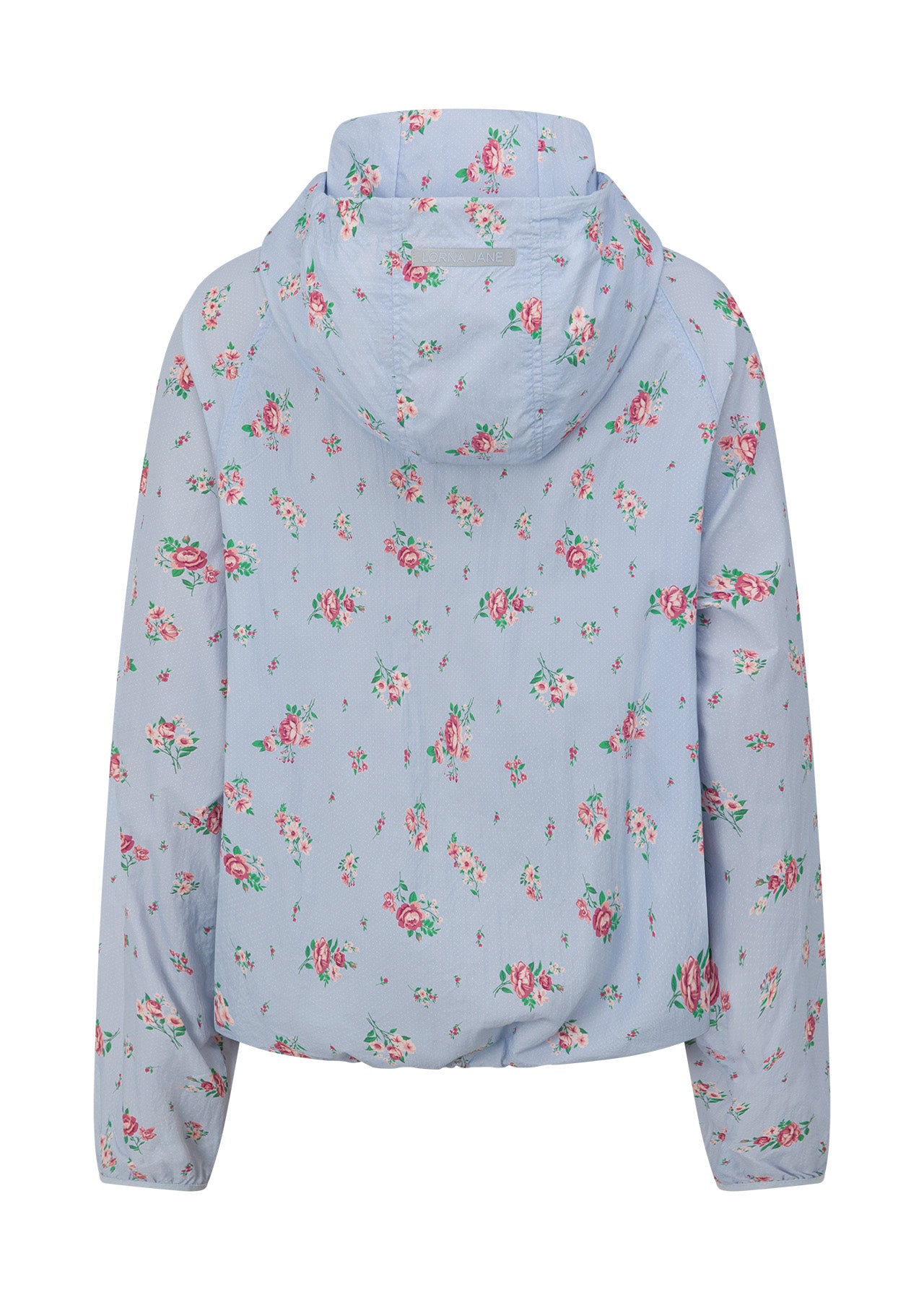 Lorna Jane Blueberry Rose Outdoor Rec Jacket - Blueberry Rose Print