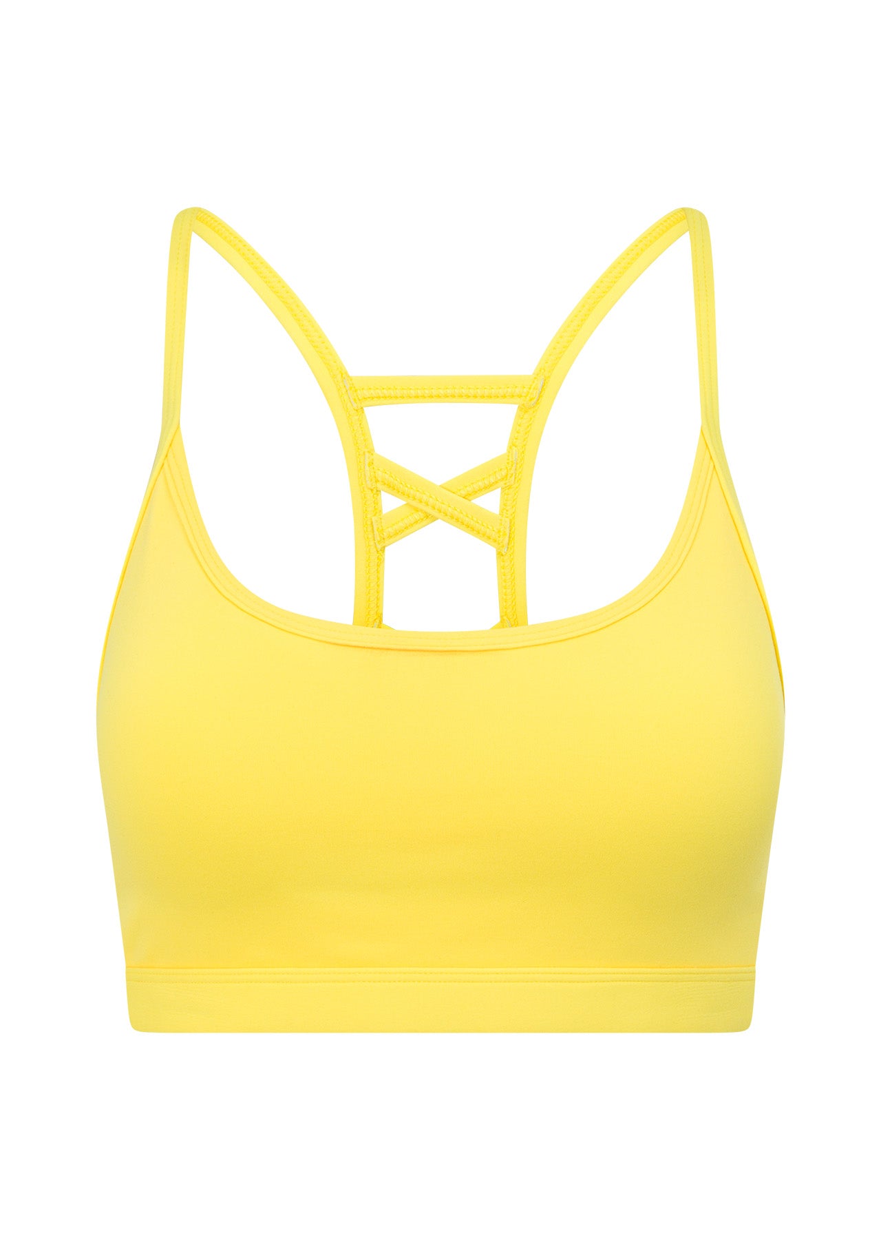 Lorna Jane All Day Support Sports Bra - Vital Yellow