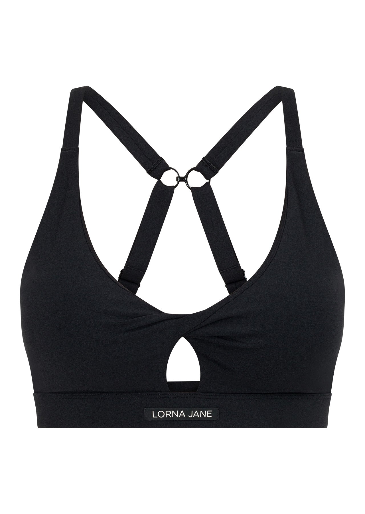 Lorna Jane Wild Side Sports Bra - Black