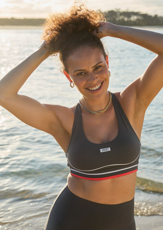 Lorna Jane Breakthrough Sports Bra - Titanium