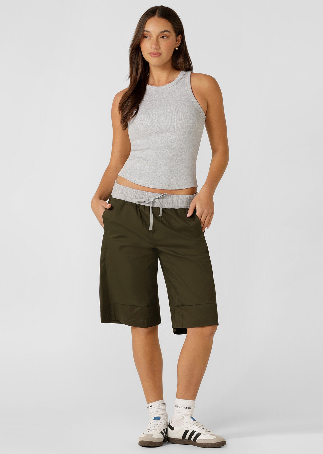 Lorna Jane Flashdance 3/4 Shorts - Luxury Green