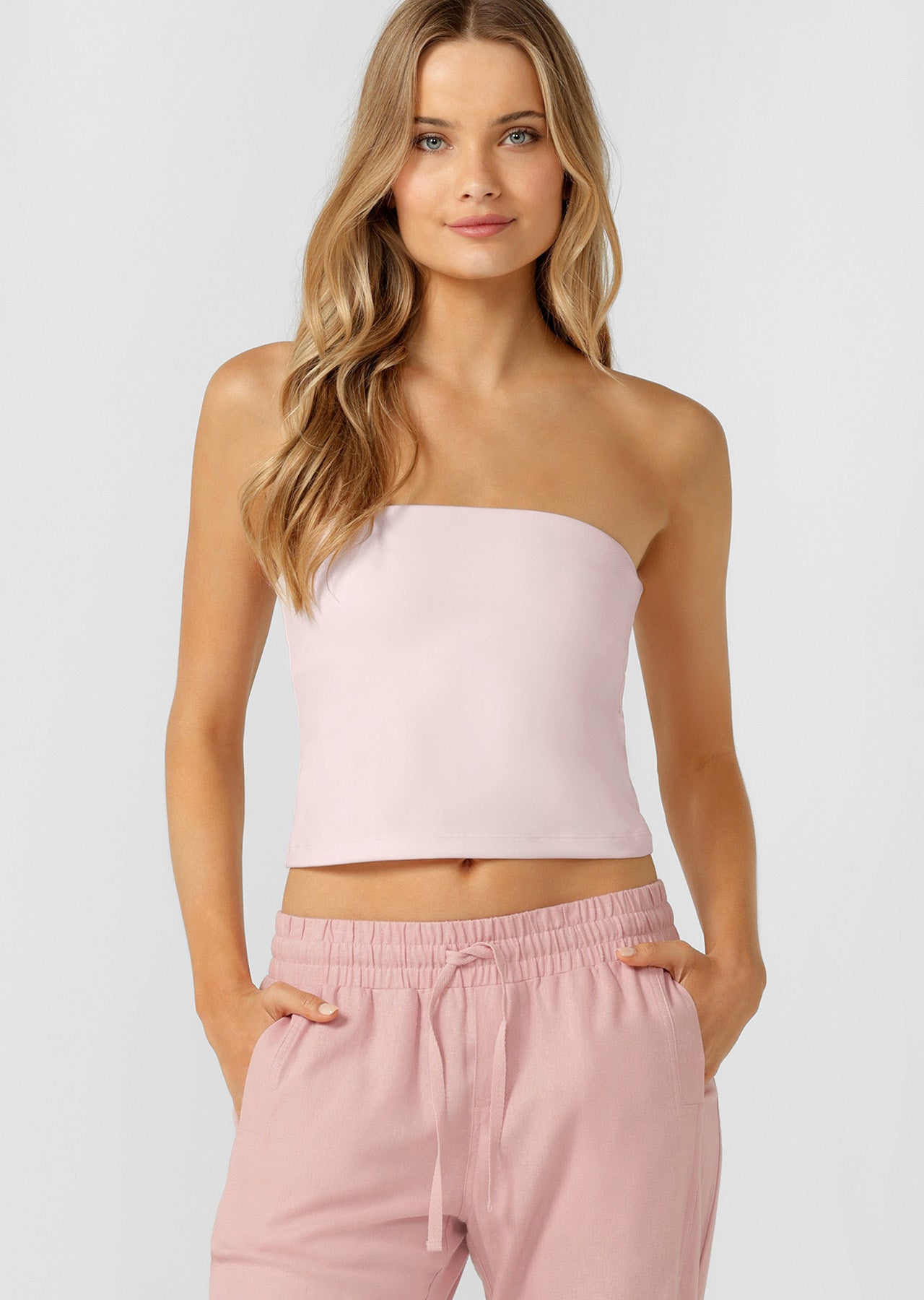 Lorna Jane Icon Boobtube - Pale Dusty Rose