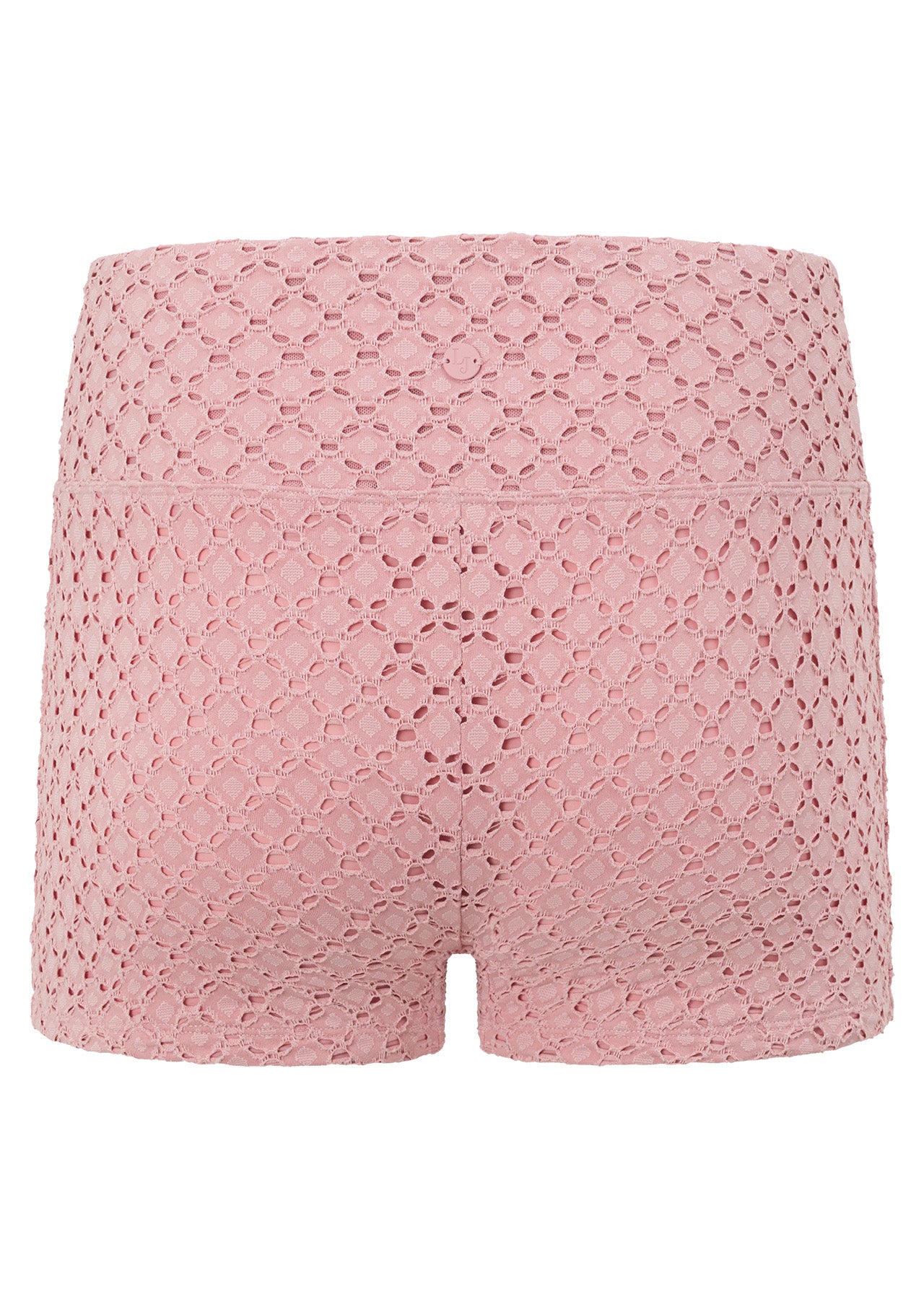 Lorna Jane Keepsake Broderie 7cm Bike Shorts - Dusty Rose