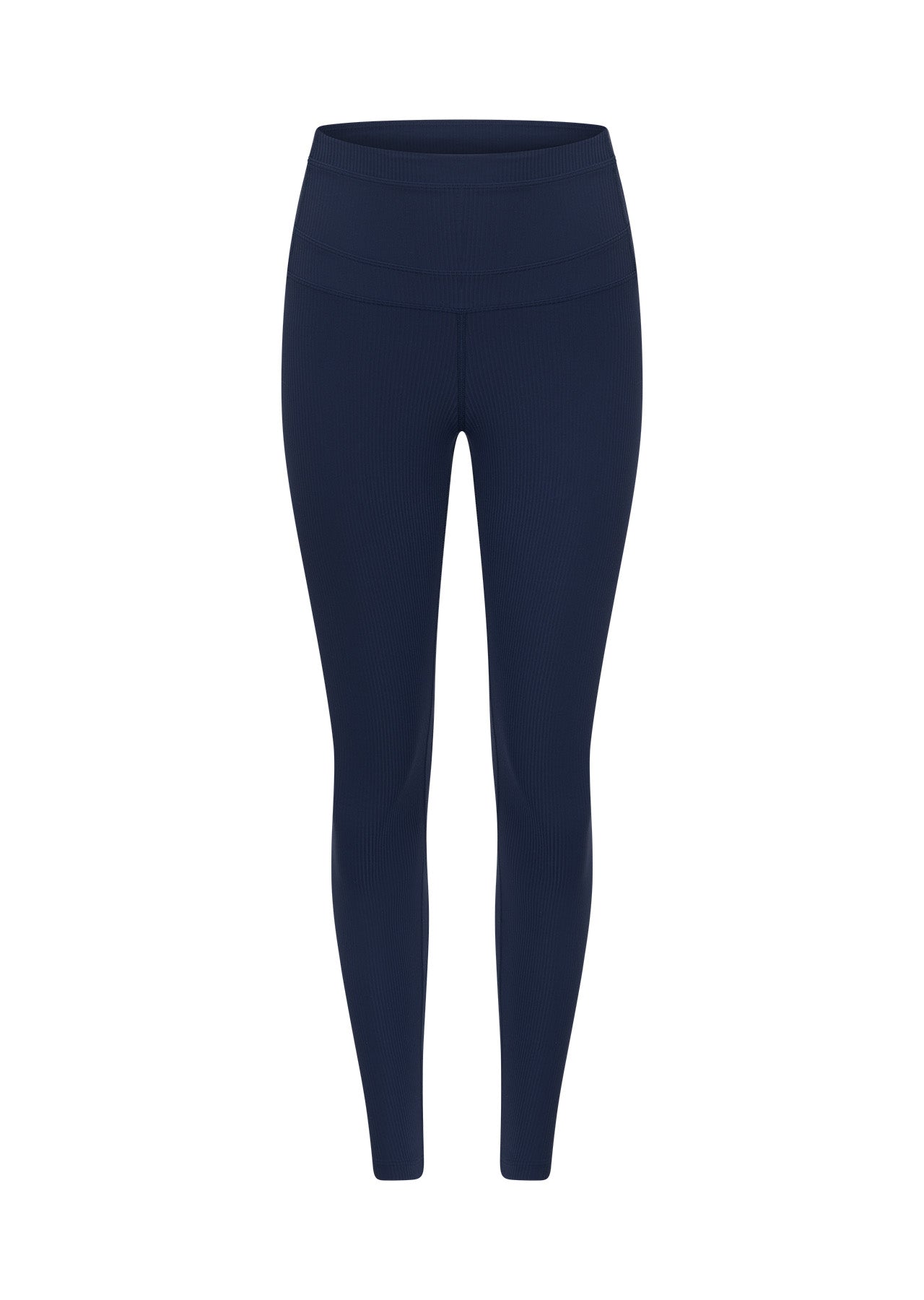 Lorna Jane Irresistible Rib Ankle Biter Leggings - Marine Blue
