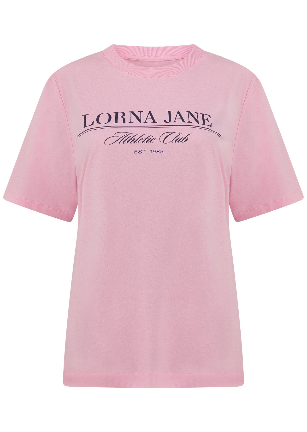 Lorna Jane Heritage Athletic Club Relaxed T-Shirt - Sweet Pink