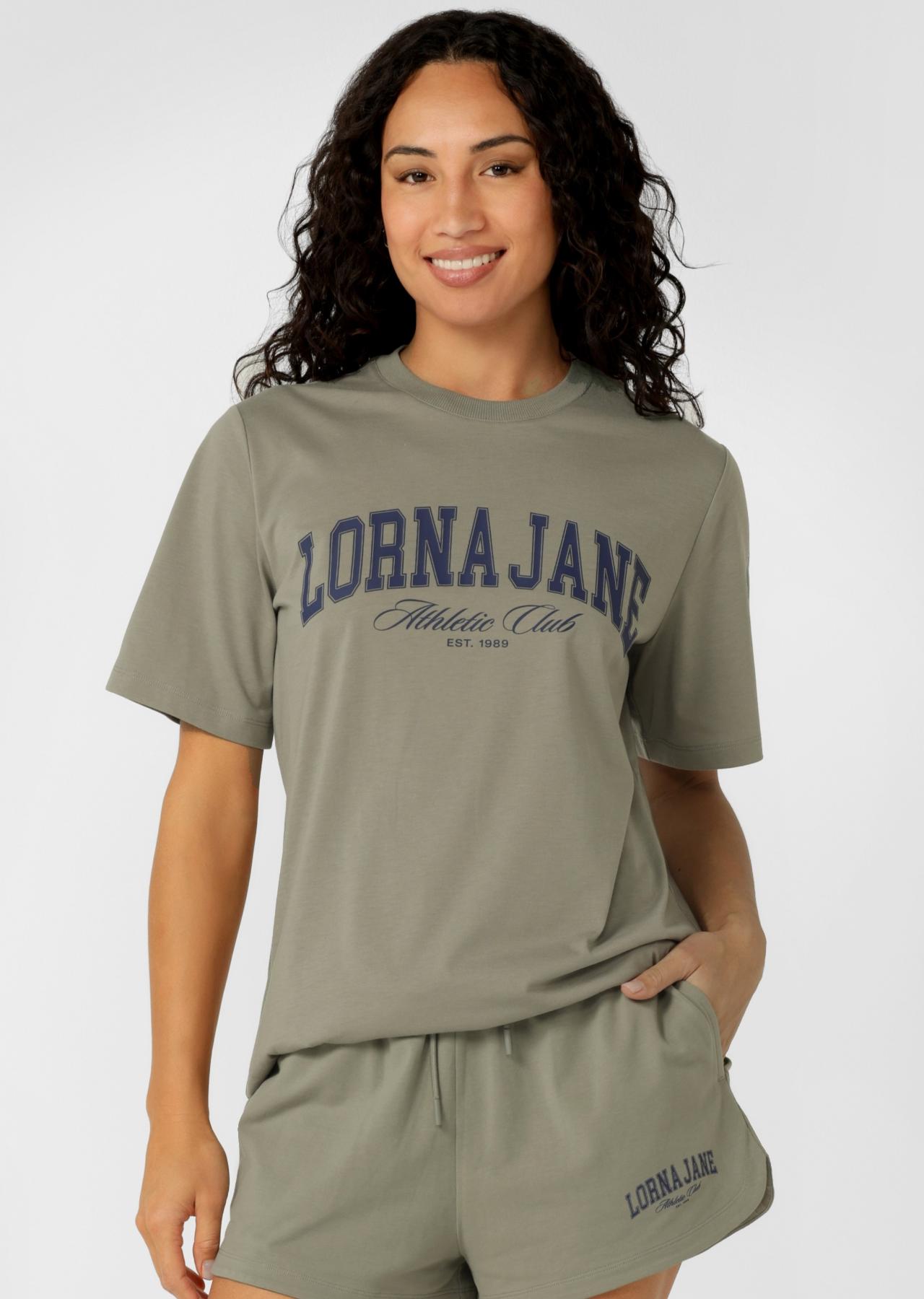 Lorna Jane Summer Athletic Club Relaxed T-Shirt - Matcha