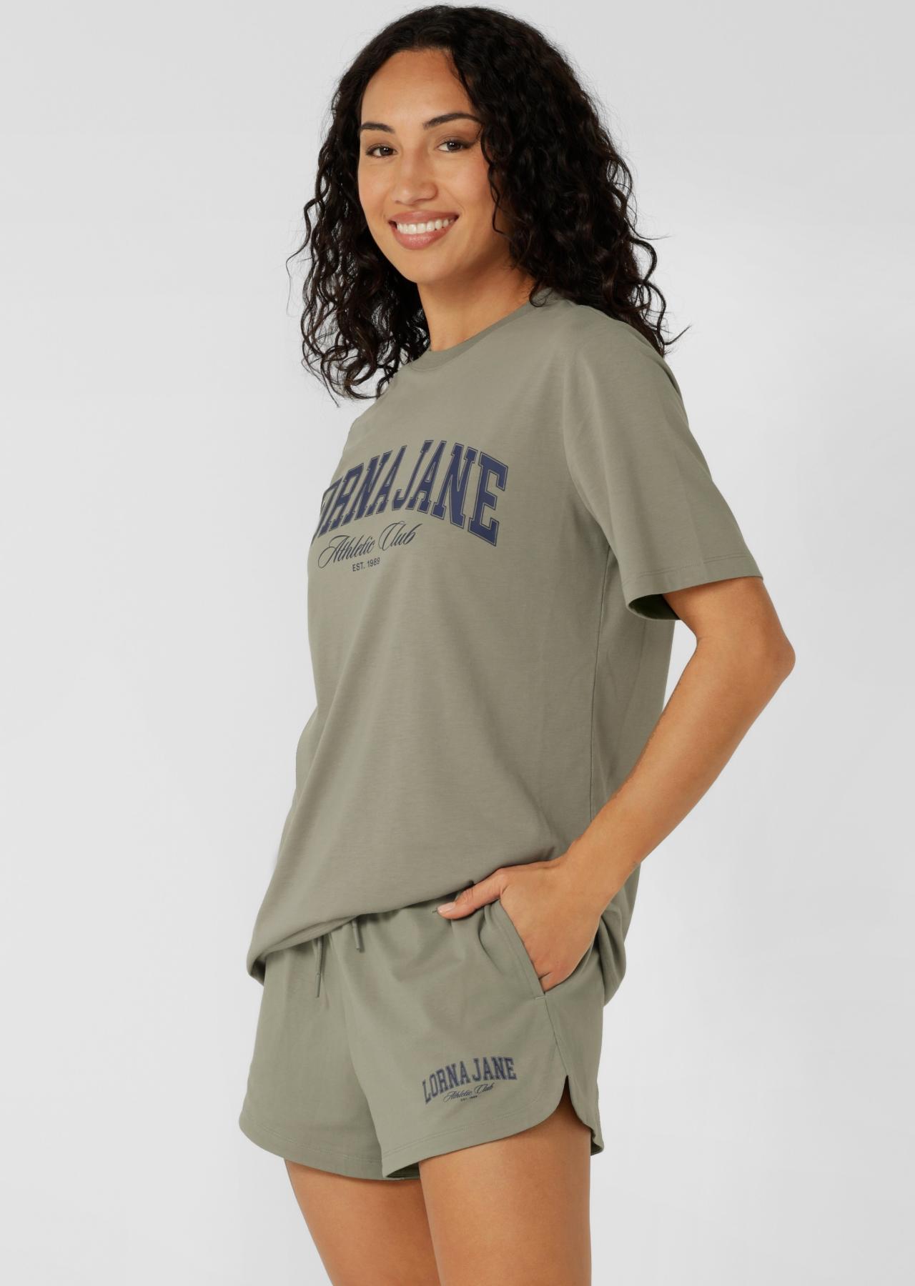 Lorna Jane Summer Athletic Club Relaxed T-Shirt - Matcha
