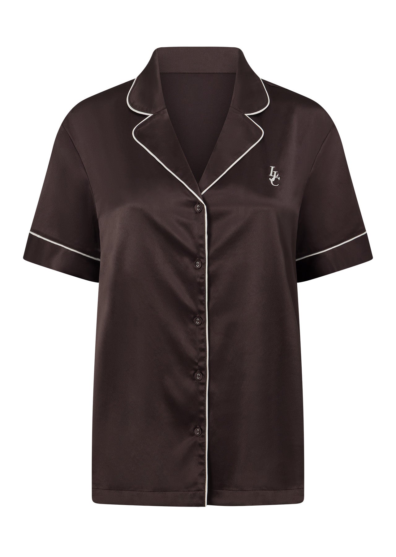 Lorna Jane Sweet Dreams Satin Short Sleeve Shirt - Volcano