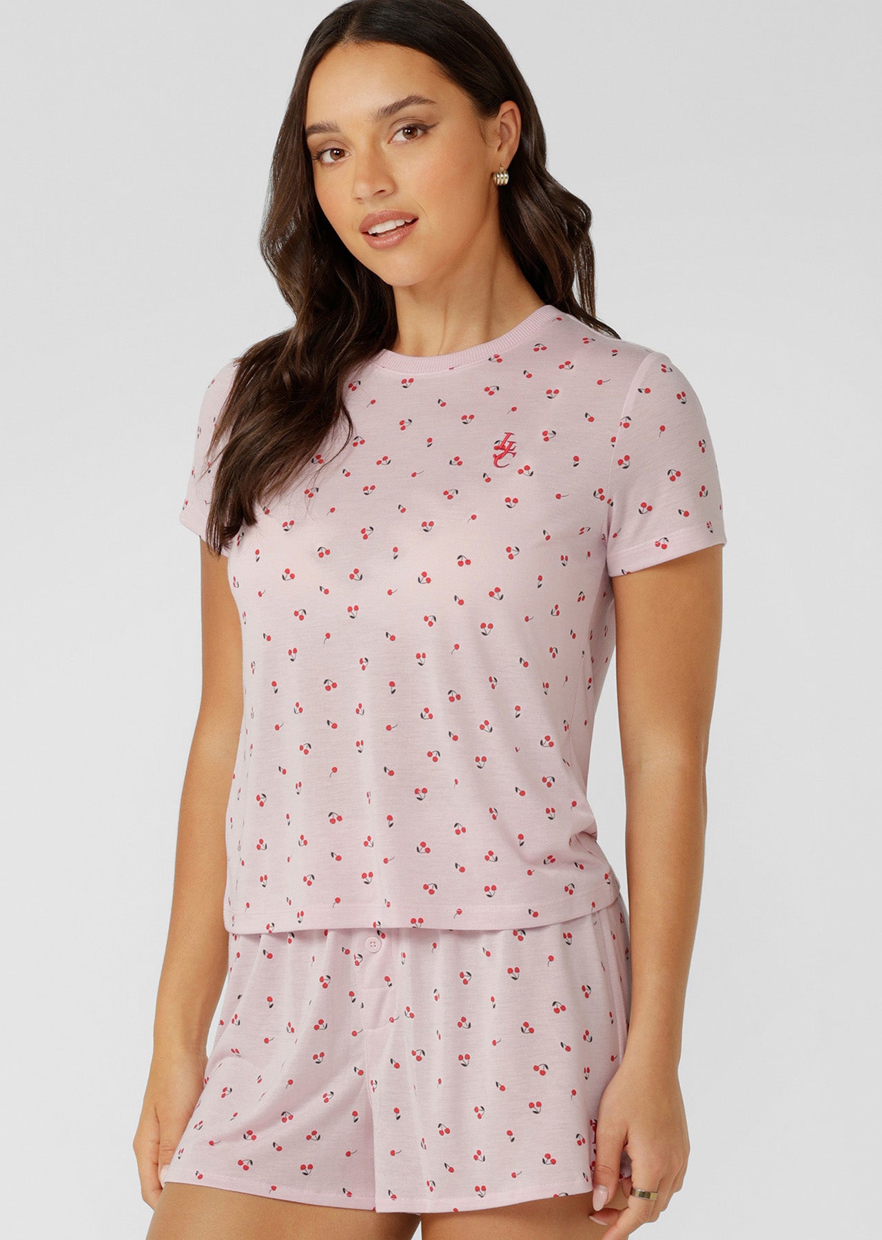 Lorna Jane Cherry Sorbet T-Shirt - Cherry Sorbet Print