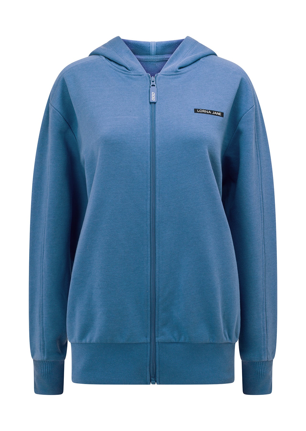 Lorna Jane LJ Athletic Terry Zip Thru Hoodie - Cosmic Dust