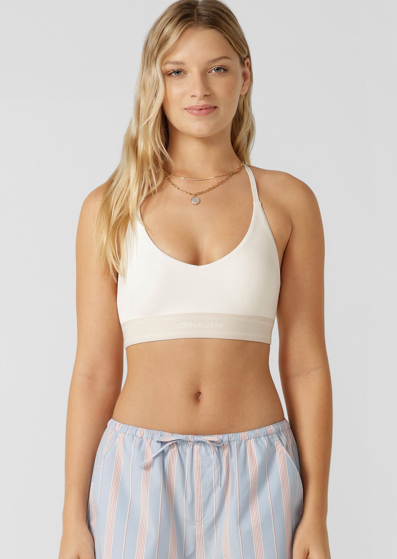 Lorna Jane Redefined Sports Bra - Porcelain