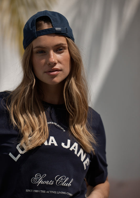Lorna Jane Sports Club T-Shirt - Midnight Blue