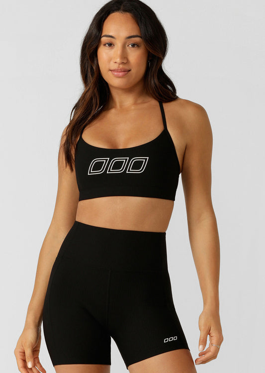 Lorna Jane Gym To Swim Sports Bra - Black