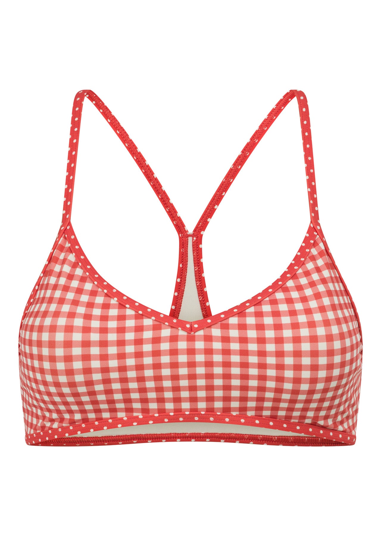 Lorna Jane Coucou Gingham Sports Bra - Coucou Gingham Print