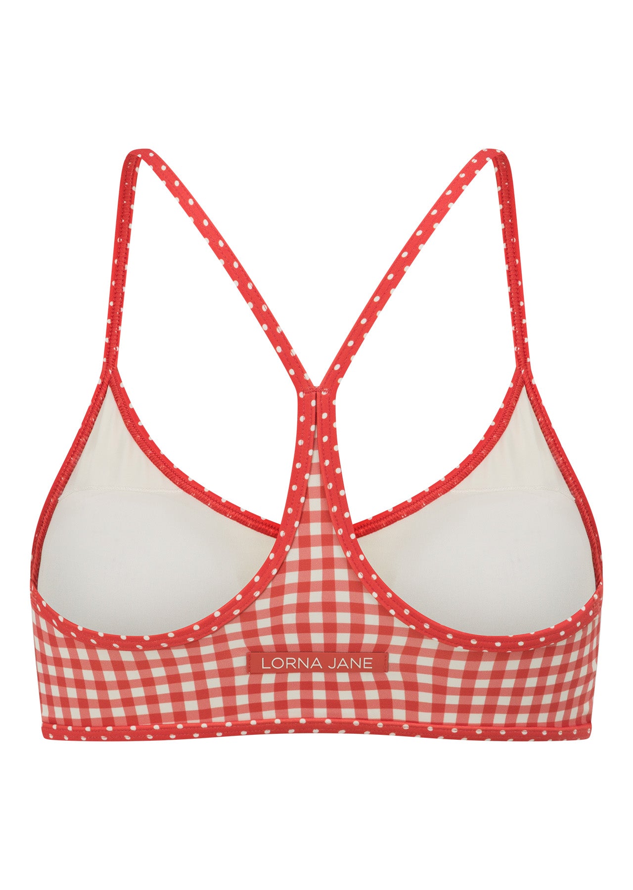 Lorna Jane Coucou Gingham Sports Bra - Coucou Gingham Print