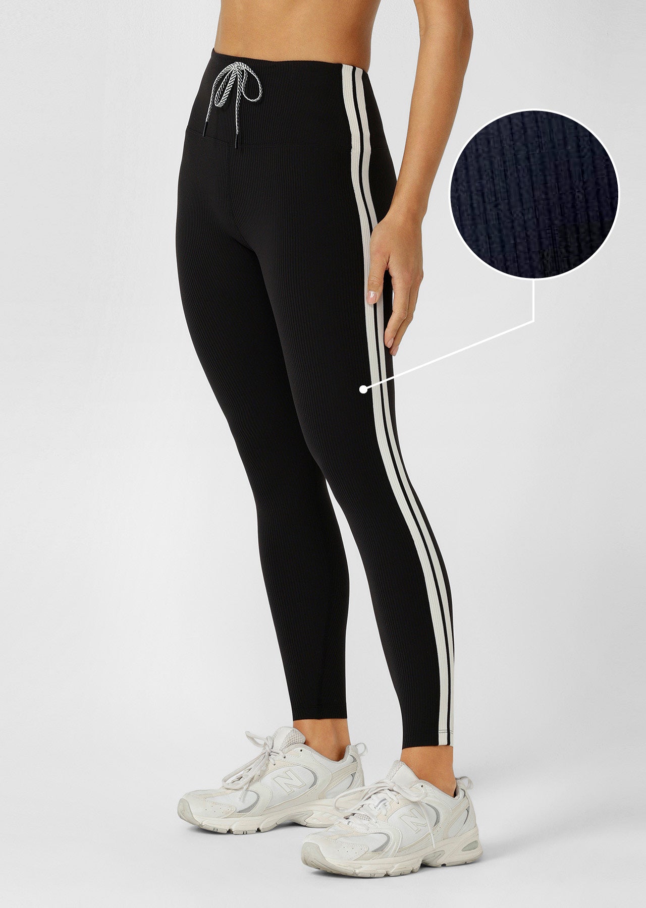 Lorna Jane Circuit Breaker Ankle Biter Leggings - Black