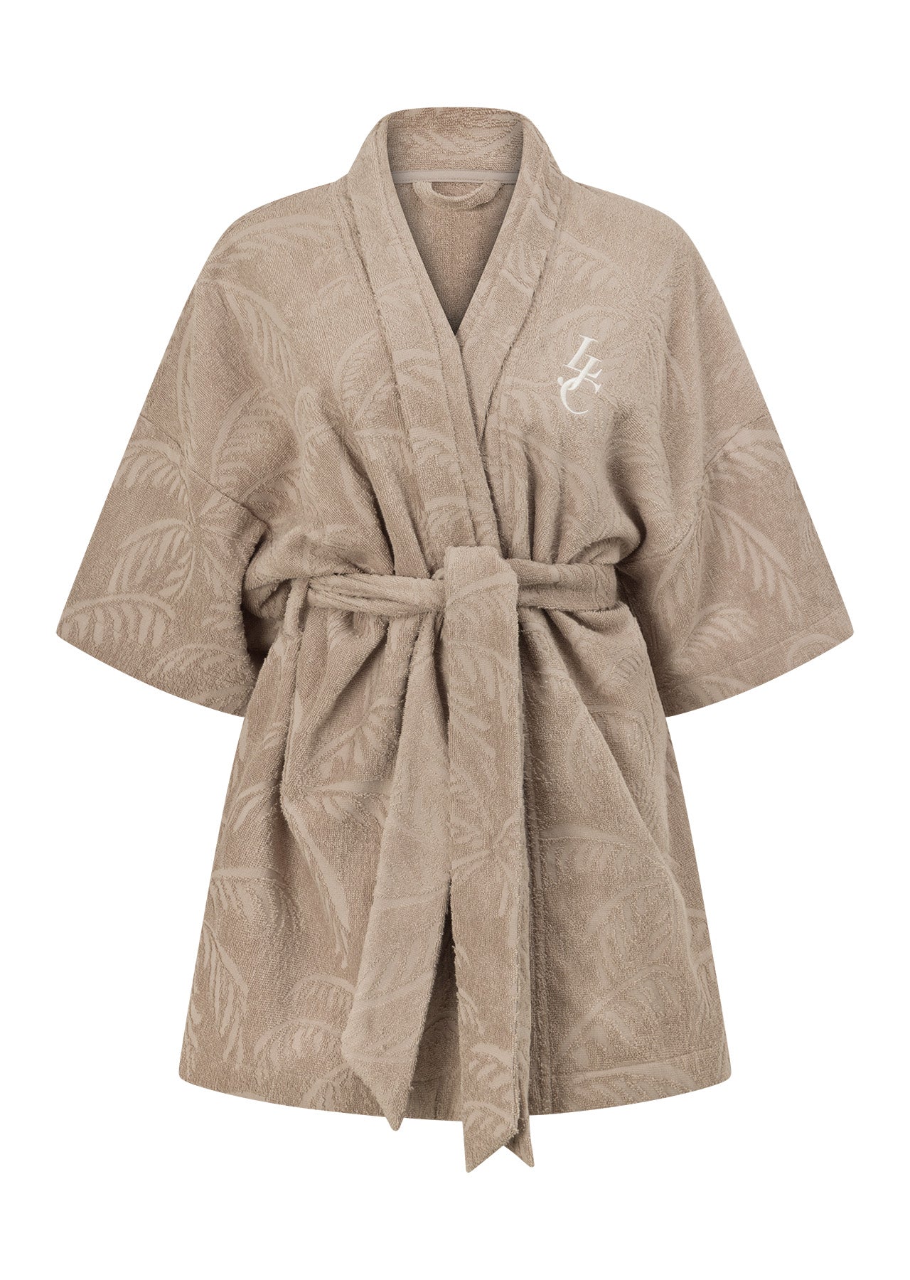Lorna Jane Calypso Terry Robe - Latte