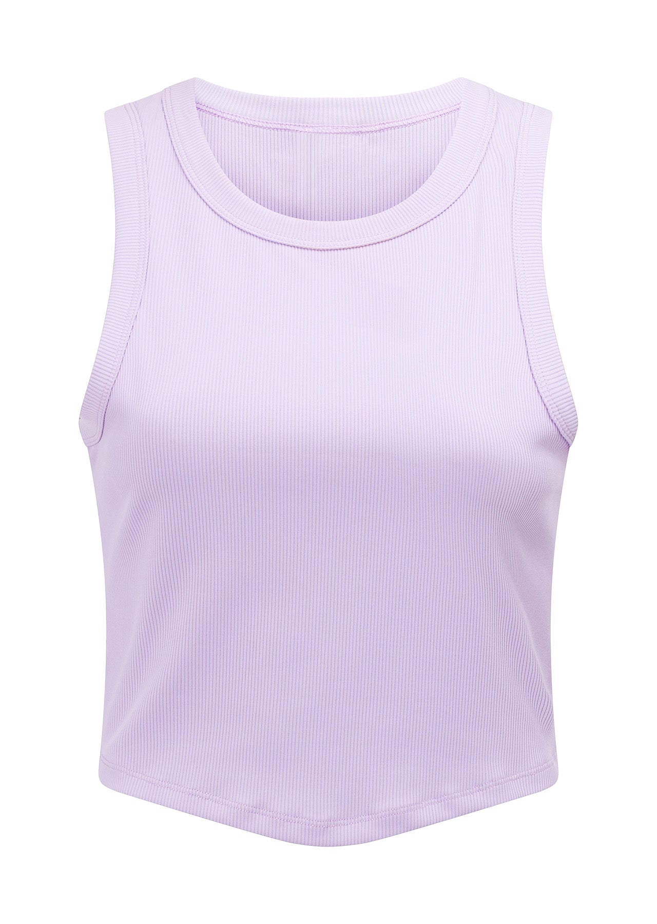 Lorna Jane Active Ribbed Scoop Tank - Light Lavender