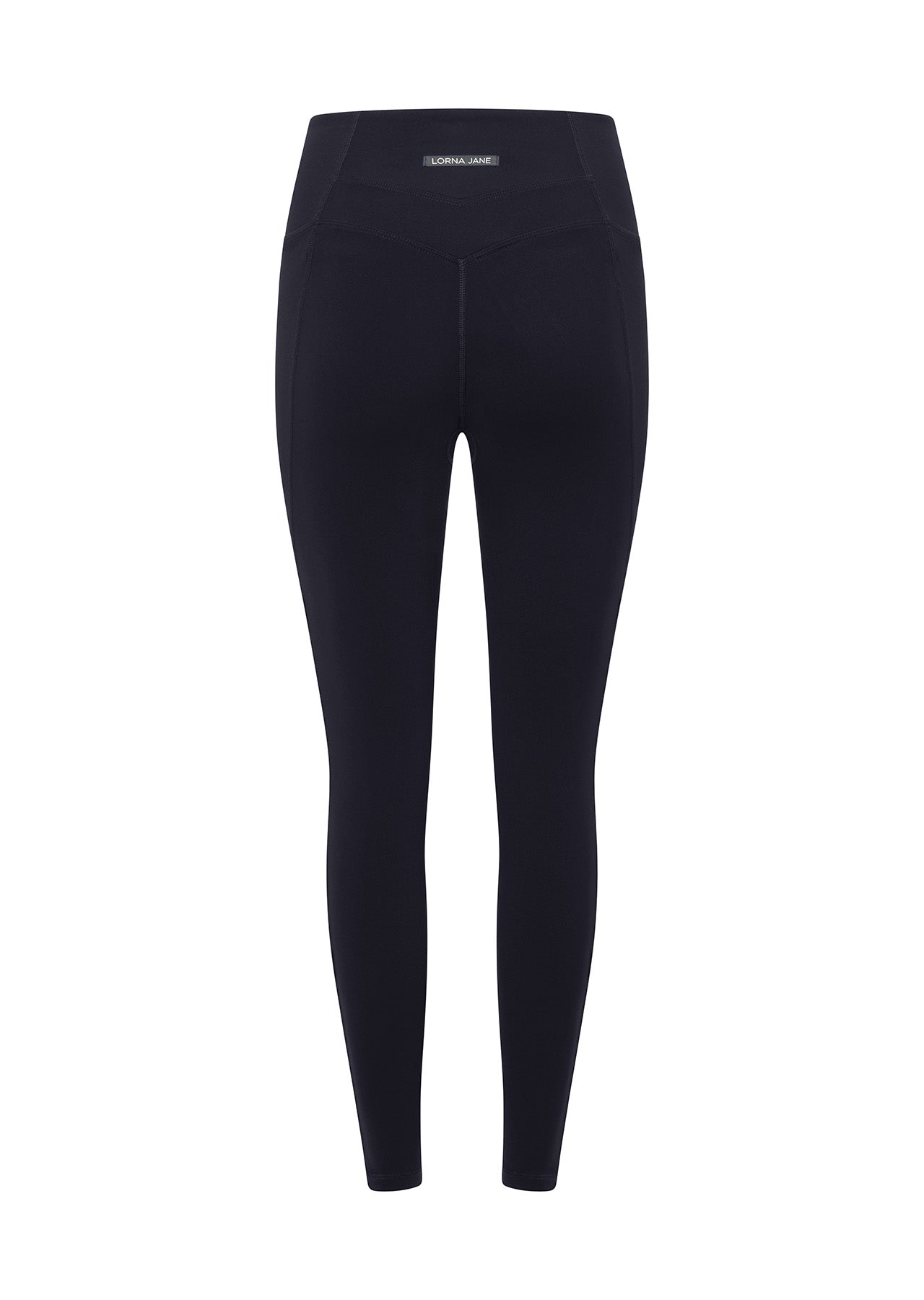 Lorna Jane Zip Pocket Recycled Stomach Support Ankle Biter Leggings - French Navy